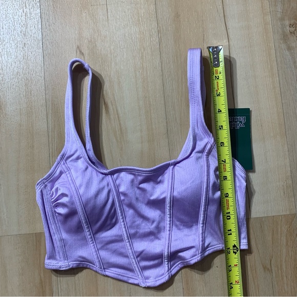 Wild Fable Purple top with removable bra size XS (0-2) - Picture 6 of 7